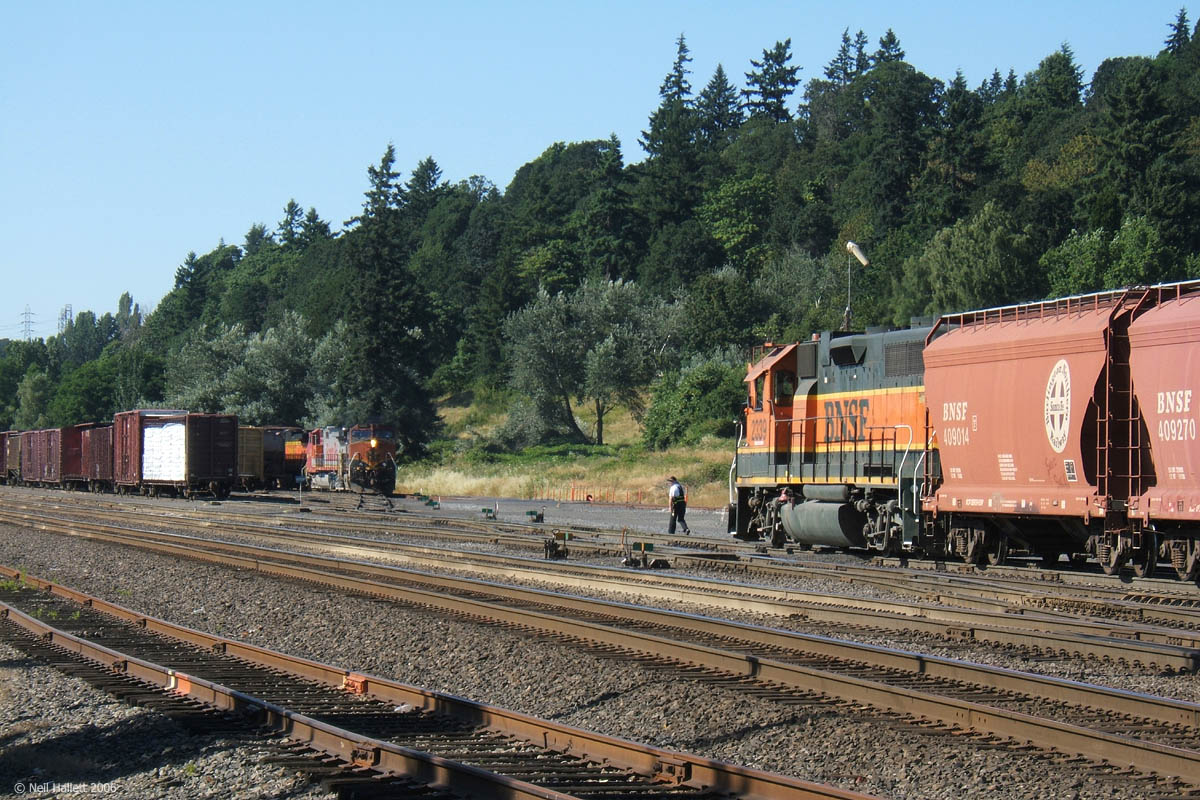Waiting for the outbound.
