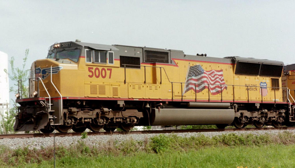 Walter Steed Locomotive Engineer Takes UP#5007 For Spin