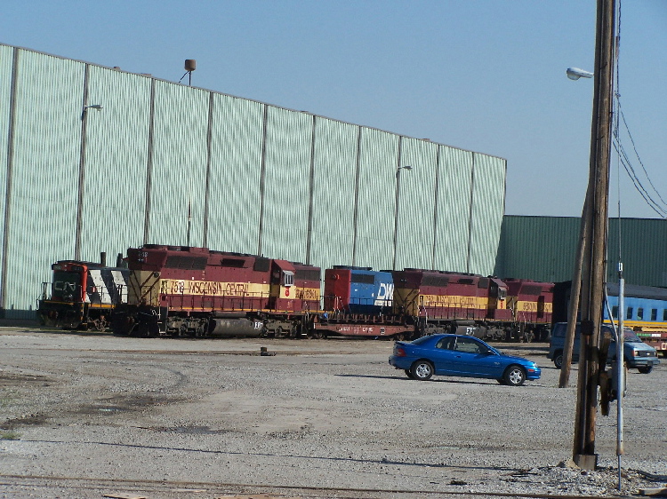 WC 7518 sits in the deadline at Homewood