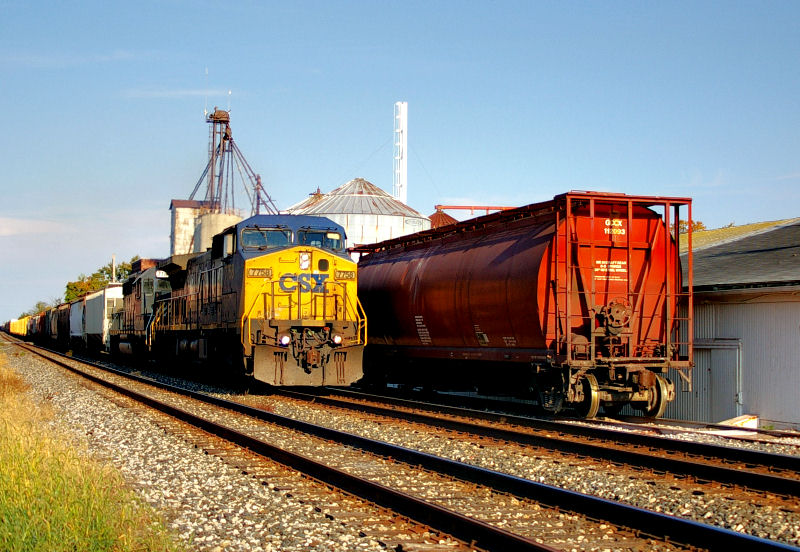 West bound CSX passing threw MT Victory Ohio