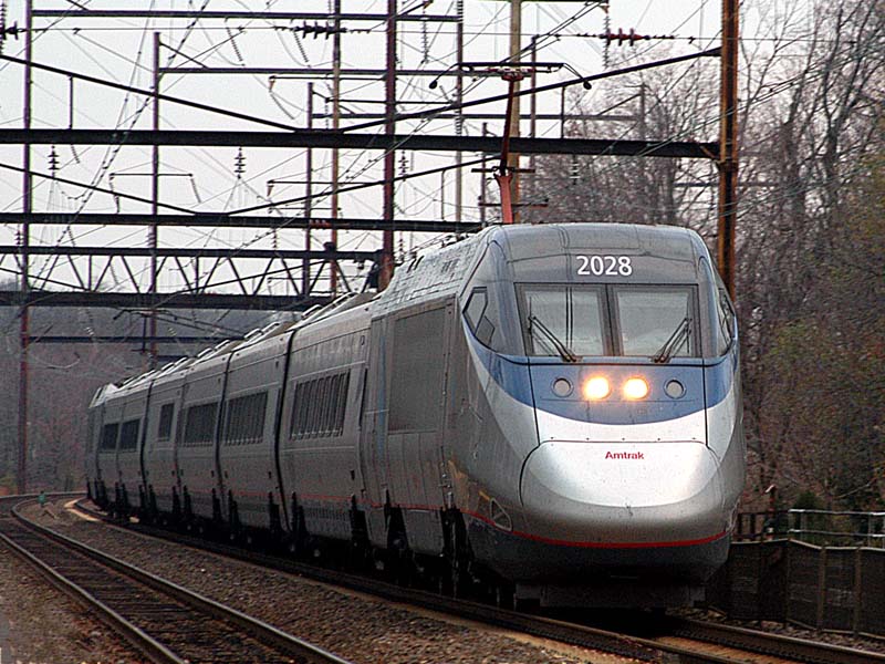Westbound Acela