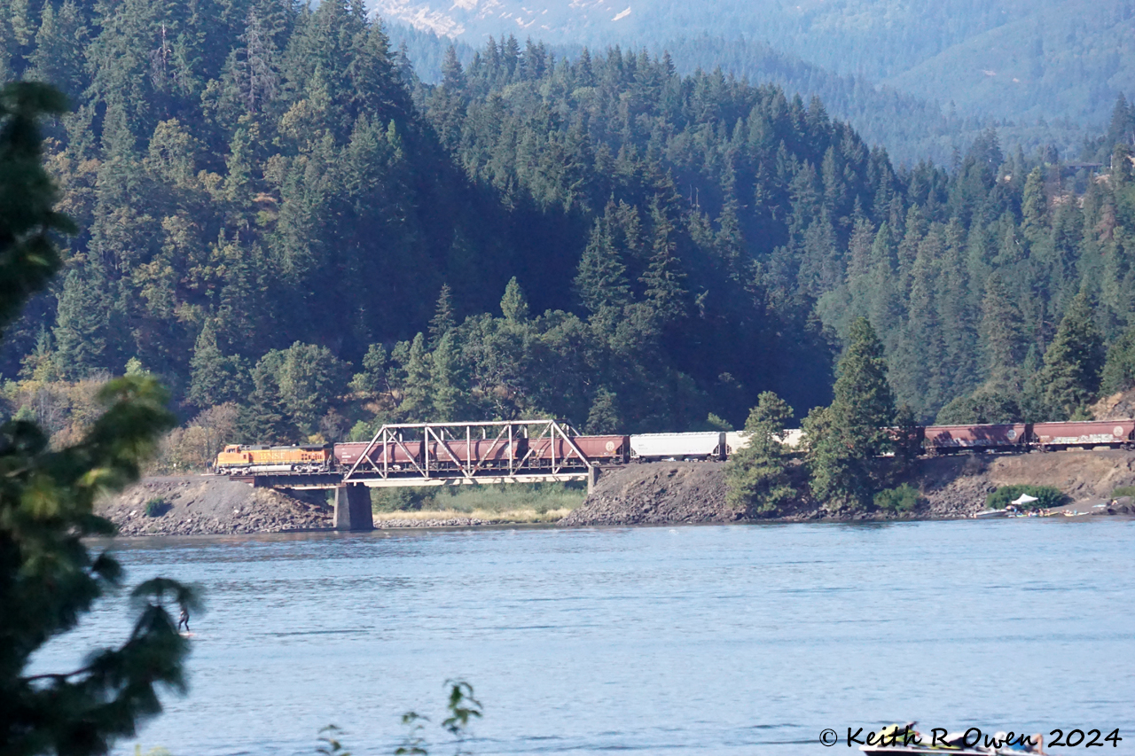 Westbound BNSF Grain Train
