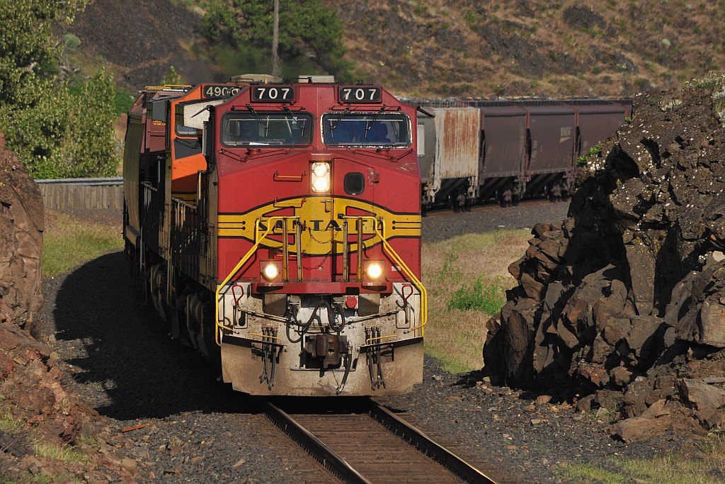Westbound BNSF Grain
