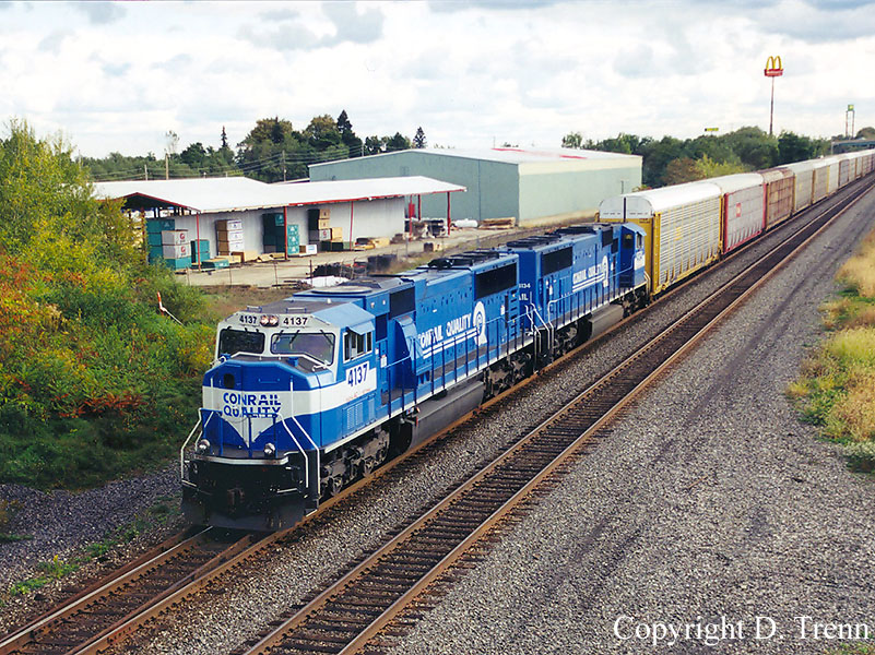 Westbound Conrail Autorack
