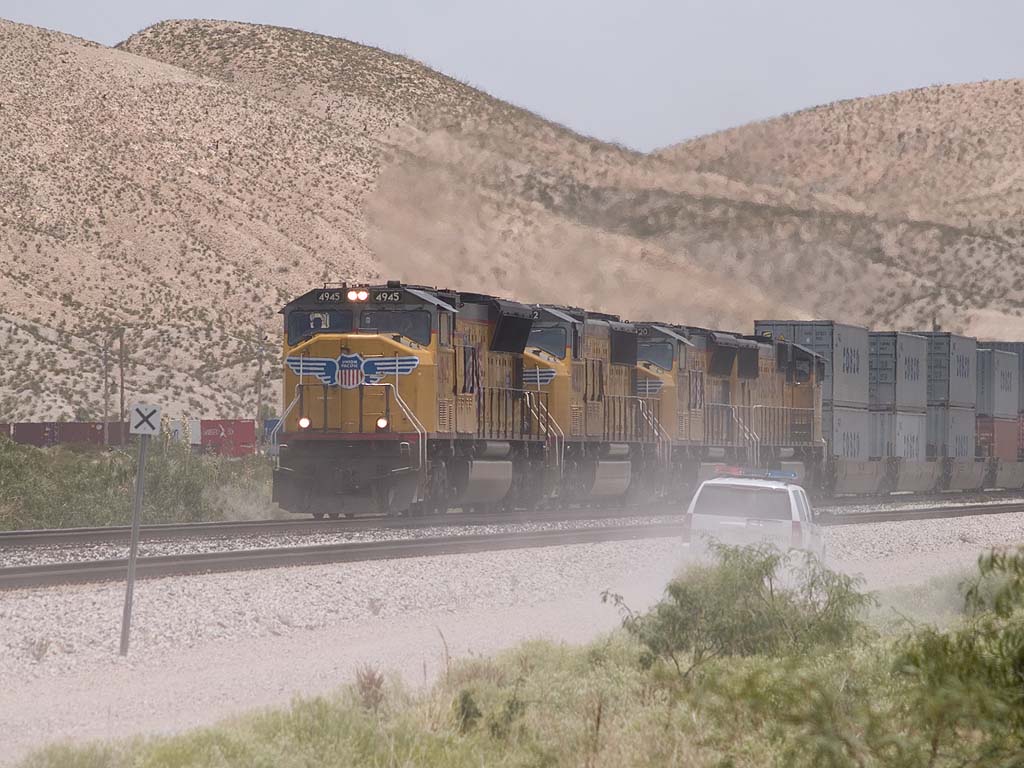 Westbound doublestack