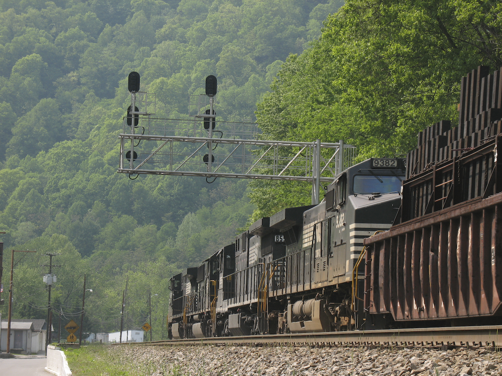 Westbound with Turnout Panels