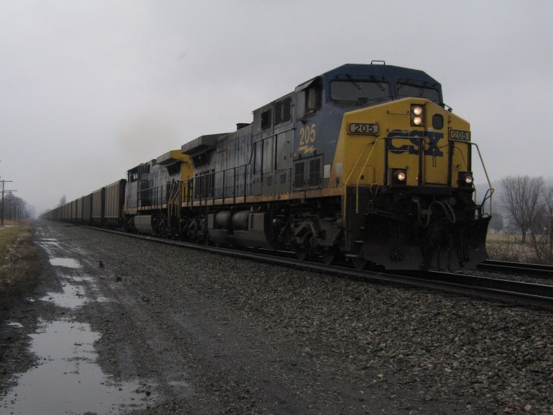 Winter railfanning