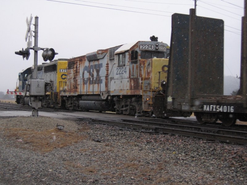 Winter railfanning