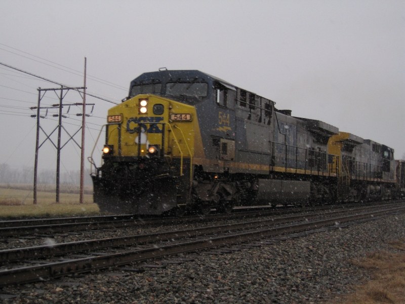 Winter railfanning